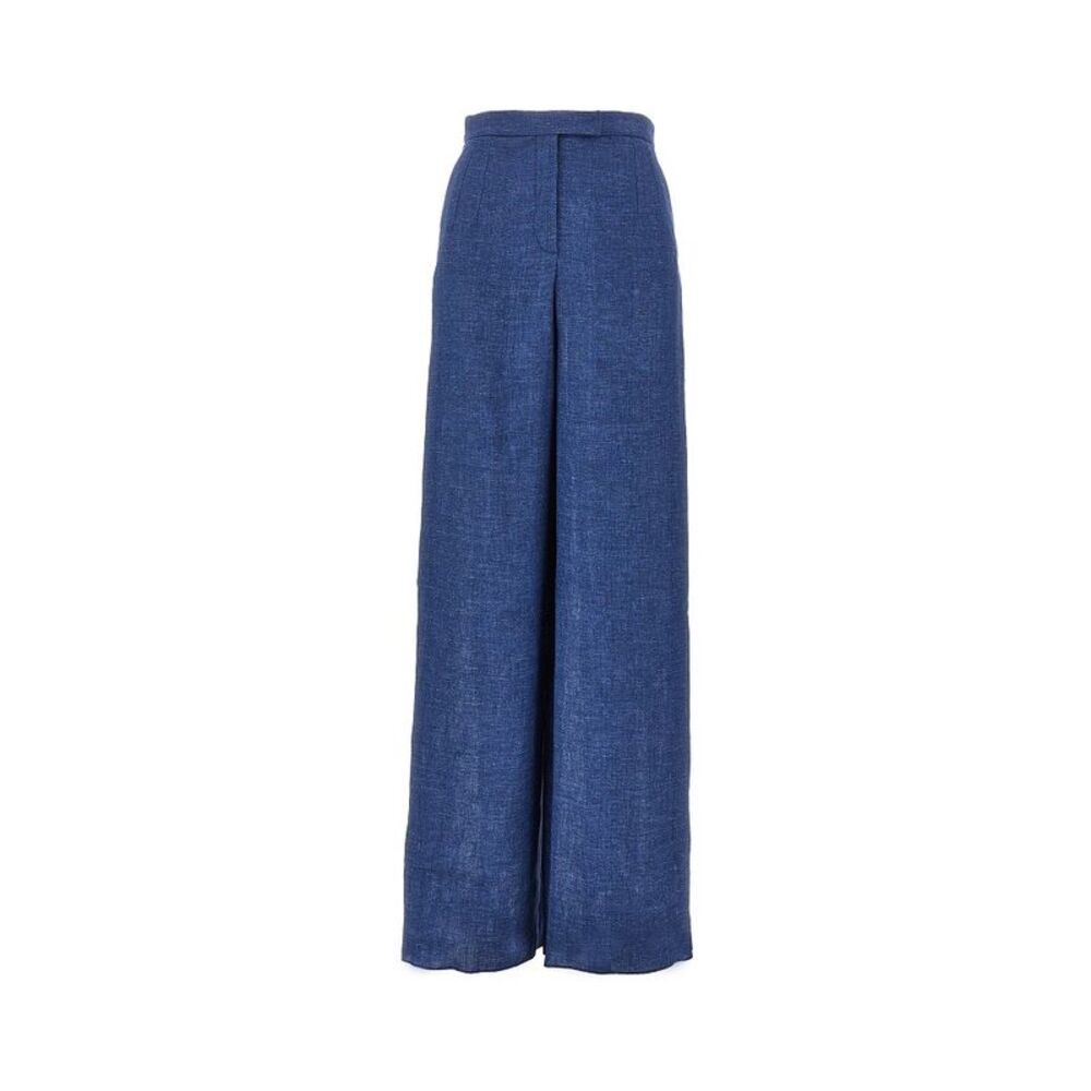 Emporio Armani Women Chambray Wide Leg Pants